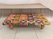 Sofa footrest Ottoman for chairs Retro bench Ethnic stool Step stool for bed