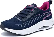 [MAFEKE] Women Walking Shoes Arch Support Lightweight Running Gym Air Sneakers for Plantar Fasciitis US 5.5-US 11