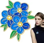 Flower Pins for Clothes,Enamel Pins for Clothing - Portable Backpack Enamel Brooch, Decorative Corsage Jewelry for Dresses Shirts Hats