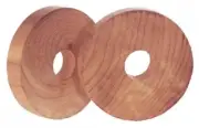 Cedar Fresh CEDAR HANGER RINGS 6-Pieces Easy Use, Sustainable Material