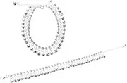 TOGEVAL 2pcs Boho Bell Charm Anklet Bracelet Set Anklets for Women Teen Girls Jewelry