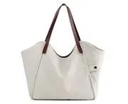 Women's Canvas Shoulder Bag Weekend Shopping Big Bag Tote