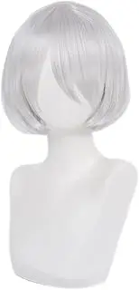 HIROAKIYA 2B Wig, 2B Cosplay Wig with Wig Cap for NieR Automata Cosplay