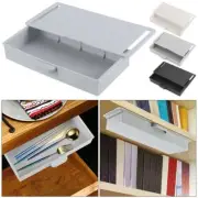 under Desk Drawer Self-Adhesive Hidden Desktop Organizer Attachable Slide-out US
