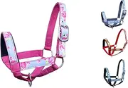 Tahoe Tack Nylon Overlay Llama Halter with Padded Noseband - 6 Month Warranty