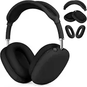 Filoto Case for Airpods Max Headphones, Silicone Cover for Apple Airpod Max,Accessories Cases (Black)