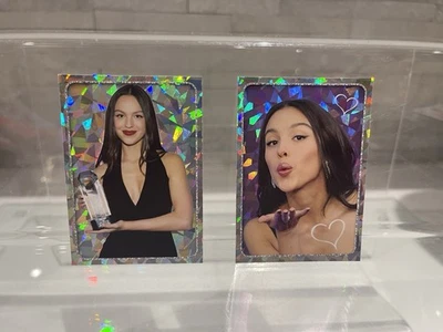 Panini Pop Stars Music Olivia Rodrigo X 2 Stickers Foil 121 44