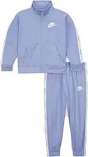 [Nike] Little Boys Logo Taping Full Zip Jacket & Jogger Pant Tricot 2 Piece Set
