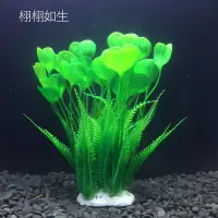 在飛比找樂天市場購物網優惠-魚缸裝飾仿真水草水族箱造景套餐假水草柔軟水草塑料水草綠色植物