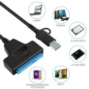 USB 3.0 To 2.5" SATA III Hard Drive Adapter Cable-SATA Converter Hot~ To Q9Z0