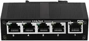 Generic Industrial Ethernet Switch Network Hub 10/100Mbps Compact High Performance 5 Port Unmanaged Network Switch Ethernet Splitter