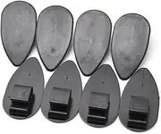 HDVCRNBAVW 8pcs Universal Car Floor Mats Anti-Slip Clips Black Auto Carpet Fixing Grips Clamps Holders Car Accessories Durable Flexible Fasteners and Clips