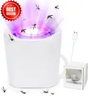 Portable Electric Bug Zapper, UV Mosquito Killer Lamp, USB Rechargeable, Safe