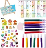 Dot Painting Paper Set, Painting Cards for Children, Colourful Art Paper for Children - Funny Painting Sets for Children, Scratch Sheets for Birthday, Christmas, New Year, Halloween