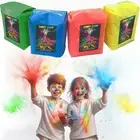 Colored Powder for Color Runs & Parties, 3 Lbs Packets. Red, Blue, Green & Ye...