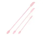 Beauty Spatula,Makeup Spatula Mini Spatula for Cosmetics and Kitchen Jar, Last Drop Small Silicone Spatula,Pink