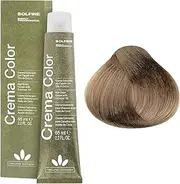 Solfine Crema Color Permanent Hair Color 65 ml, 7TR Hazel Blonde