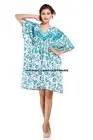 Indian Ombre Mandala Kaftan Dress Maxi Plus Size Women Caftan Intimate Gown Wear