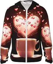 [RLDOBOFE] Women's UPF 50+ Sun Protection Hoodie Lightweight Jackets Shirt Heart Cup Long Sleeve Sun Shirts