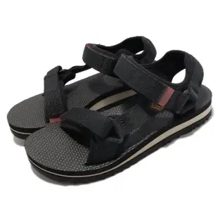 【TEVA】涼鞋 W Universal Trail 黑 粉紅 女鞋 黃金大底 休閒 涼拖鞋 戶外(1107709BLK)