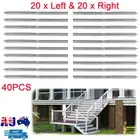 40PACK Swage Lag Screws Left & Right for 1/8" Cable Railing Wood Post Stair Deck