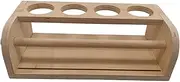 Home Paper Dispenser Organizer | Wooden Easel with Containers | Tabletop Paper Roll Dispenser with Paper Rolls and 4 Pencil Holder Cups for for Kids Drawing and Writing