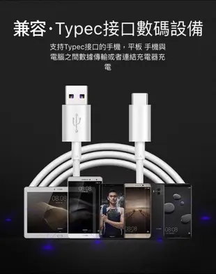 5A快充線 充電線 傳輸線適用安卓Type C三星SAMSUNG小米OPPO閃充線Realme華碩SONY華為HTC紅米