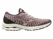 AUTHENTIC || Mizuno Wave Rider 24 Waveknit Womens Running Shoes (B Standard) (63