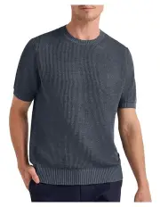 [MJ Bale] Arlo Knit Tee in Navy