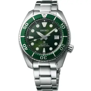 【SEIKO 精工】PROSPEX 水鬼 200米潛水機械錶-綠水鬼/45mm 送行動電源(6R35-00A0G SPB103J1)