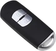 eMagTech Car 2 Button Remote Key Shell for 2 3 5 6 CX-5 CX-7 CX-9 Replacement Remote Key Fob Case Cover Housing Repair Parts Automotive Accessories