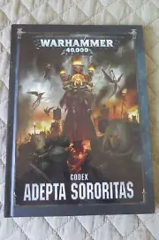 WARHAMMER 40,000 40K ADEPTA SORORITAS CODEX HC GAMES WORKSHOP 8TH EDITION