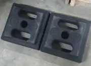 Lot of (2) Visiontron Retracta-belt Rubber Bases NEW!