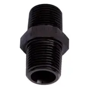 Aeroflow AF911-02BLK Male Coupler 1/8" Npt Black Male To Male