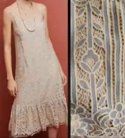 NWT! Anthropologie Eri + Ali Twilight Boho Flapper Fairy Goddess Lace Dress! XL