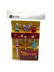 NEW Japanese Lunch / Bento Box Food Picks - Japanese Style Picks - 6pcs.