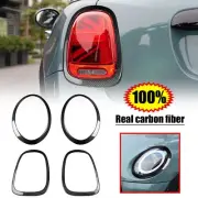 For MINI Cooper F55 F56 F57 Carbon Fiber Headlight Cover Ring + Rear light Trims (for: Mini)