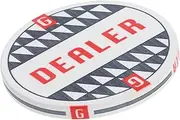 VICASKY Banker Number Sign Chips Plaything Poker Counting Chips Double Sided Game Markers Gambling Tokens Poker Accessories Poker Chip Holder Game Chips Poker Tokens Reward Coins