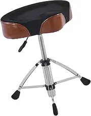 Generic Drum Throne with Anti Slip Feet Comfortable Swivel Heavy Duty Drum Seat