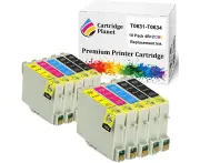 10 Pack (4BK,2C,2M,2Y) Compatible Ink for Epson T0621 T0632 T0633 T0634 for Epson Stylus C67 C87 C87+ CX3700 CX4100 CX4700 CX5700F