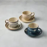 在飛比找蝦皮商城優惠-日本KOYO美濃燒 - 圓釉咖啡杯碟組 - 三件組(6件式)