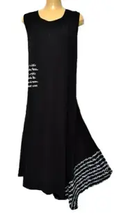 TS TAKING SHAPE plus sz M / 20 Script Bamboo Dress stretch soft NWT rrp$130!