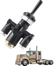 YzusGomumu Air Window Toggle Valve Switch 1/4 Electric Paddle Switch Compatible with Peterbilt 379 Kenworth Truck Replaces 818-0007-000 8180007000