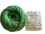 Vintage Macrame Cord Cotton Green Thread Count 72 Heavy 100ft Beacon Hong Kong