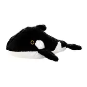 Tuffy Mighty Ocean Series Whale Interactive Plush Dog Squeaker Toy - 2 Sizes