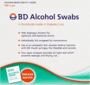 BD Regular Alcohol Swabs, 100 ct ( Pack of 2 )