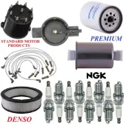 Tune Up Kit Filters Cap Spark Plugs Wire For CHEVROLET K3500 V8 7.4L; TBI 1990