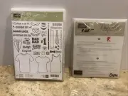New Stampin' up! Custom Tee Stamps & T-Shirt Builder Framelits Dies (B)