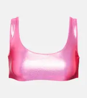 [Jade Swim] Jade Swim Rounded Edges bikini top AU 10 pink