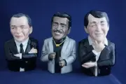BAIRSTOW MANOR RAT PACK FRANK SINATRA DEAN MARTIN SAMMY DAVIS JR CHARACTER BUSTS